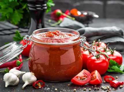 تصویر 1 از رب گوجه سیری با غلظت عالی و بافت نرم